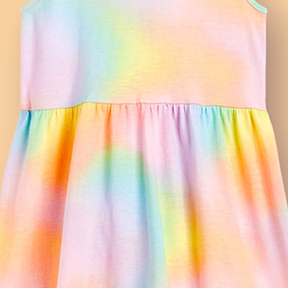 H&M Multicolor Halo SuperSoft Sleeveless dress 100% Cotton Sting free frocks - Picture 3 of 5